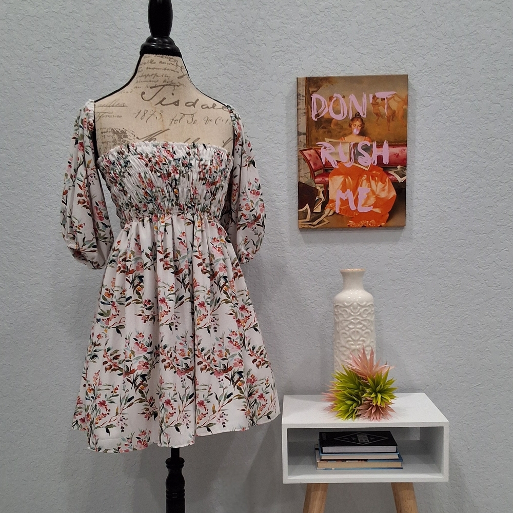 Floral Babydoll Dress